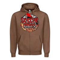 Chestnut soccer vibes Zipper Hoodie - MaliasSmallBusiness