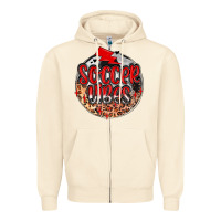 Sandshell soccer vibes Zipper Hoodie - MaliasSmallBusiness