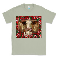 Matcha christmas heifer with candy canes Classic Tee - BarkalooDesign
