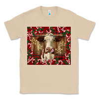 Mushroom christmas heifer with candy canes Classic Tee - BarkalooDesign