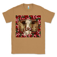 Toasted Coconut christmas heifer with candy canes Classic Tee - BarkalooDesign