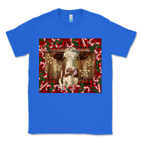 True Royal christmas heifer with candy canes Classic Tee - BarkalooDesign
