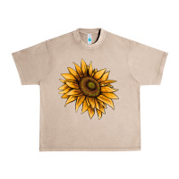 French Oak sunflower Urban Heavy Tee - AdoDesignShop