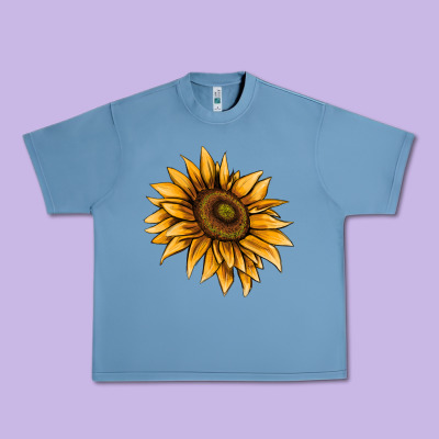 Sunflower Urban Heavy Tee Designed By Adodesignshop