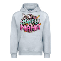 Heather Grey One hoppy mama Easter Day Urban Hoodie - CowGirlArtShop