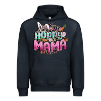 Navy One hoppy mama Easter Day Urban Hoodie - CowGirlArtShop