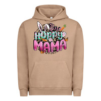 Pigment Burro One hoppy mama Easter Day Urban Hoodie - CowGirlArtShop