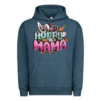 Pigment Midnight Navy One hoppy mama Easter Day Urban Hoodie - CowGirlArtShop