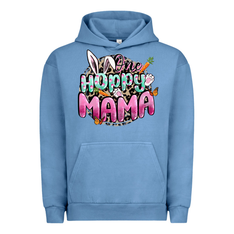 One Hoppy Mama Easter Day Urban Hoodie by CowGirlArtShop | Teevron