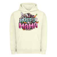 Pigment Pistachio One hoppy mama Easter Day Urban Hoodie - CowGirlArtShop