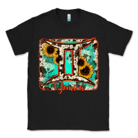Black gemini turquoise cowhide Classic Tee - RanaPortraitStore