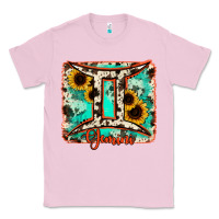 Bubblegum Pink gemini turquoise cowhide Classic Tee - RanaPortraitStore