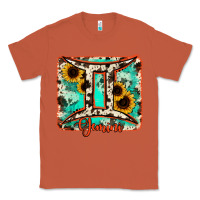 Copper gemini turquoise cowhide Classic Tee - RanaPortraitStore