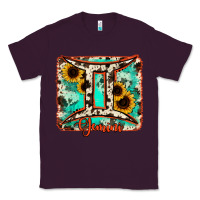 Plum gemini turquoise cowhide Classic Tee - RanaPortraitStore