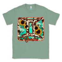 Sage gemini turquoise cowhide Classic Tee - RanaPortraitStore