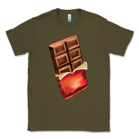 Army Green chocolate Classic Tee - AdoDesignShop