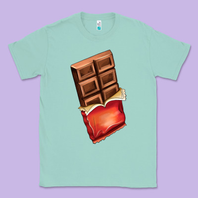 Chocolate Classic Tee Designed By Adodesignshop