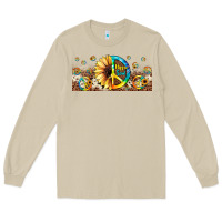 Mushroom hippie soul leopard sunflower Long Sleeve Tee - JahusDesignShop