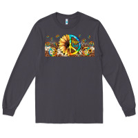 Smoke hippie soul leopard sunflower Long Sleeve Tee - JahusDesignShop