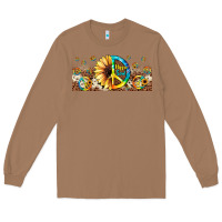 Toasted Coconut hippie soul leopard sunflower Long Sleeve Tee - JahusDesignShop