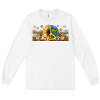 White hippie soul leopard sunflower Long Sleeve Tee - JahusDesignShop