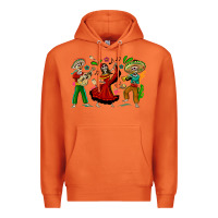 Carrot Mexican Skeletons Premium Hoodie - texasbilliewilder