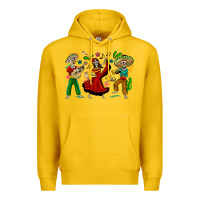 Lemon Mexican Skeletons Premium Hoodie - texasbilliewilder