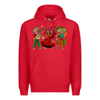 Red Mexican Skeletons Premium Hoodie - texasbilliewilder