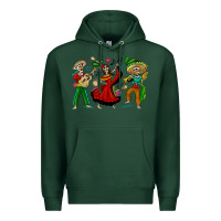 Sports Green Mexican Skeletons Premium Hoodie - texasbilliewilder