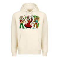 Tofu Mexican Skeletons Premium Hoodie - texasbilliewilder