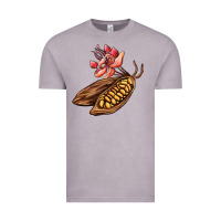Vintage Zinc cacao beans and flowers Vintage Tee - AdoDesignShop