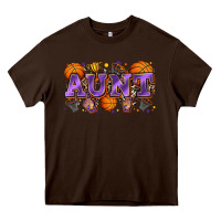 Chocolate Brown aunt basketball Heavy Core Tee - Zillion Design Studio