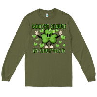 Army Green coolest clover to pinch Long Sleeve Tee - MaliasSmallBusiness