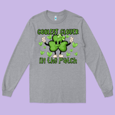 Coolest Clover To Pinch Long Sleeve Tee Designed By Maliassmallbusiness