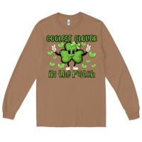 Toasted Coconut coolest clover to pinch Long Sleeve Tee - MaliasSmallBusiness