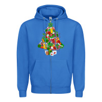 Nurse Christmas Tree Zipper Hoodie | Teevron