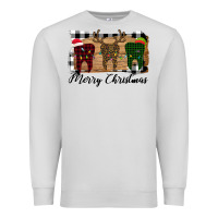 Dove Grey Merry Christmas Teeth Premium Sweatshirt - Bettercallsaul