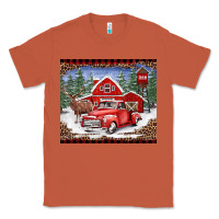 Copper Christmas farm reindeer and truck Classic Tee - BarkalooDesign