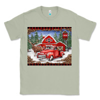 Matcha Christmas farm reindeer and truck Classic Tee - BarkalooDesign
