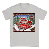 Moon Dust Christmas farm reindeer and truck Classic Tee - BarkalooDesign