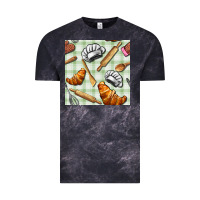 Cloud Black chef tools seamless pattern Vintage Tee - BundleAndBundleShop
