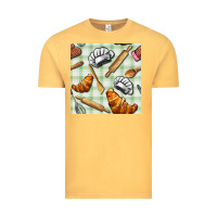 Vintage Mustard chef tools seamless pattern Vintage Tee - BundleAndBundleShop