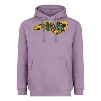 Lavender Western North Carolina Map Sunflower Heavyweight Hoodie - Bettercallsaul