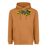 Meerkat Western North Carolina Map Sunflower Heavyweight Hoodie - Bettercallsaul