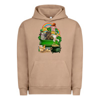 Pigment Burro St. Patrick's Day animal truck Urban Hoodie - CowGirlArtShop