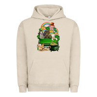 Pigment French Oak St. Patrick's Day animal truck Urban Hoodie - CowGirlArtShop