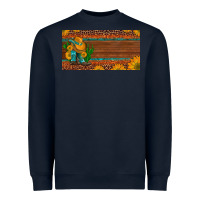 Navy custom cowboy boots sunflowers and cactus license plate Heavyweight Sweatshirt - Artiststas