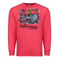 Cardinal I Want Hippopotamus For Christmas Premium Sweatshirt - Bettercallsaul
