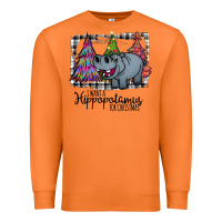 Carrot I Want Hippopotamus For Christmas Premium Sweatshirt - Bettercallsaul