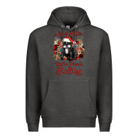 Charcoal Heather christmas life is better with a french bulldog Premium Hoodie - JahusDesignShop